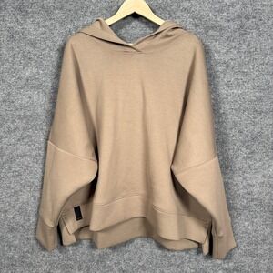 UNRL Womens Size 3XL Oversized Sweatshirt Pullover‎ Hoodie Brown Long Sleeves
